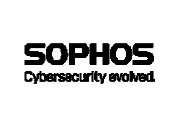 Sophos logo tagline black eng s